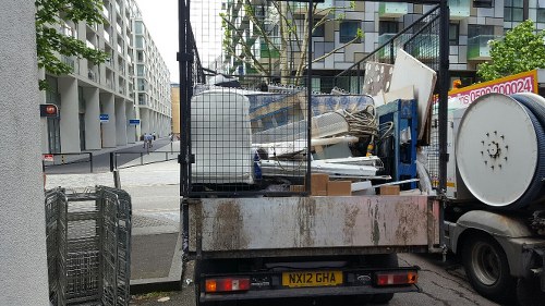 Smart waste management technologies in a garden