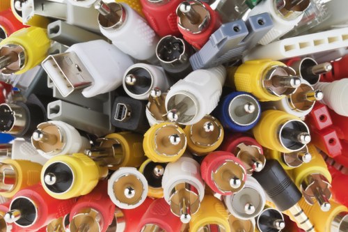 Worker wearing PPE during waste handling operations
